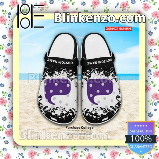 State University of New York at Purchase Logo Crocs Clogs a