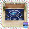 Subaru Home Sweet Home Doormat