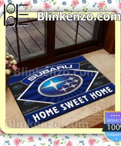 Subaru Home Sweet Home Doormat a