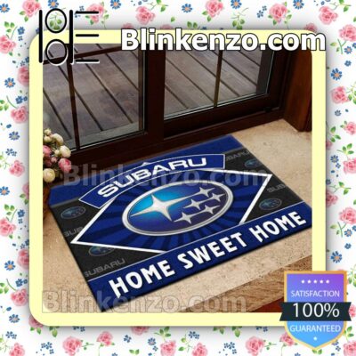 Subaru Home Sweet Home Doormat a
