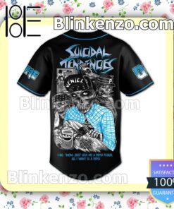 Suicidal Tendencies All I Want Is A Pepsi Personalized Baseball Jersey b