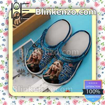 Taylor Swift Just Be Yourself There Is No One Better Personalized Crocs Clogs b