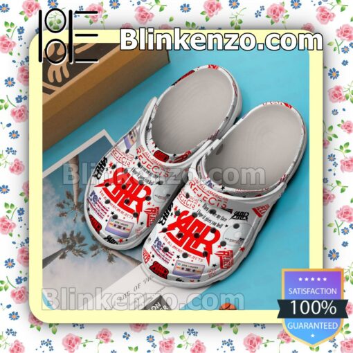 The All-american Rejects Music Pattern Crocs Clogs a