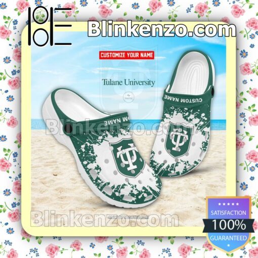 Tulane University Logo Crocs