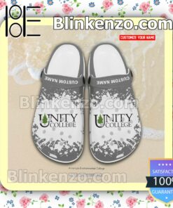 Unity College Logo Crocs Clogs a