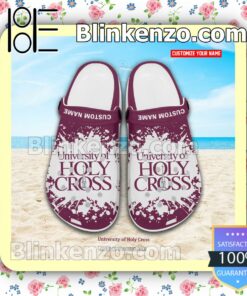 University of Holy Cross Logo Crocs a