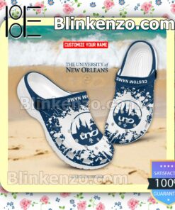 University of New Orleans Logo Crocs