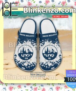 University of New Orleans Logo Crocs a