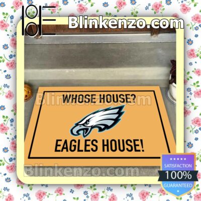 Whose House Eagles House Welcome Mats