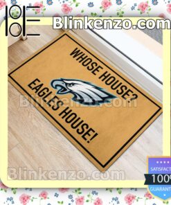 Whose House Eagles House Welcome Mats a