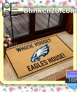 Whose House Eagles House Welcome Mats b