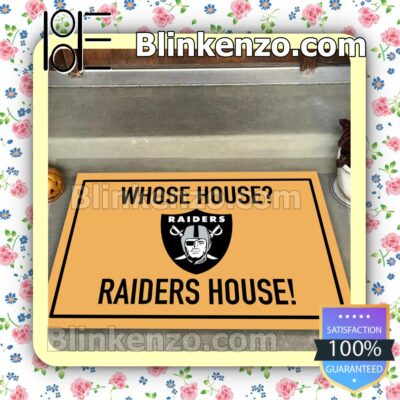 Whose House Raiders House Welcome Mats