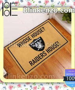 Whose House Raiders House Welcome Mats a