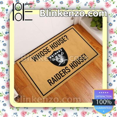 Whose House Raiders House Welcome Mats a