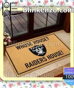 Whose House Raiders House Welcome Mats b