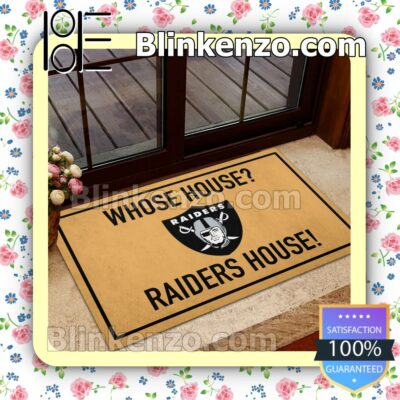 Whose House Raiders House Welcome Mats b