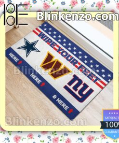 Wipe Your Feet Here Dallas Cowboys Washington Commanders New York Giants Welcome Mats b