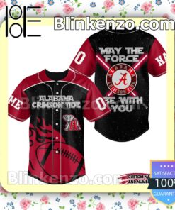 Alabama Crimson Tide May The Force Be With You Custom Jerseys
