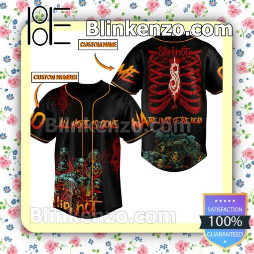 All Hope Is Gone Slipknot Personalized Jersey Button Down Shirts