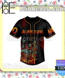 Unique All Hope Is Gone Slipknot Personalized Jersey Button Down Shirts
