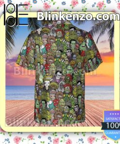 Buy In US All The Monsters Aloha Short Sleeve Shirt