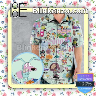 Very Good Quality Bratz 2000s Aloha Short Sleeve Shirt