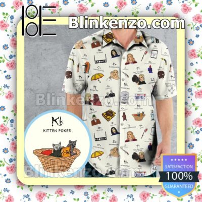 New Buffy The Vampire Slayer Aloha Short Sleeve Shirt