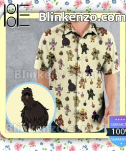 Chica Chicken Five Nights At Freddy's Pattern Men Aloha Shirts a