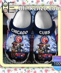 Chicago Cubs Horror Characters Halloween Crocs Clogs