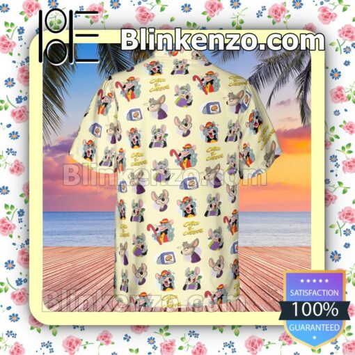 Beautiful Chuck E. Cheese Aloha Short Sleeve Shirt