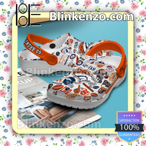 Fantastic Denver Broncos Go Broncos Crocs Clogs