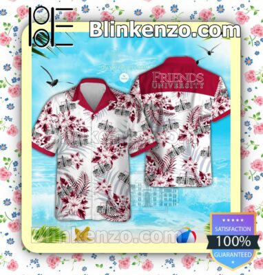 Friends University Logo Hawaiian Shirt