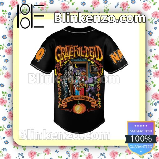 Drop Shipping Grateful Dead One More Halloween Night Personalized Jersey Button Down Shirts