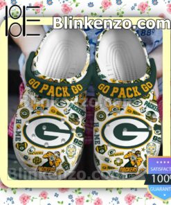 Green Bay Packers Go Pack Go Crocs Clogs