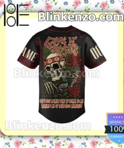 Guns N' Roses Appetite For Destruction Skull Custom Jerseys b