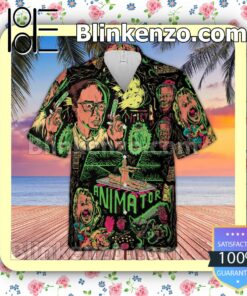 Great artwork! Herbert West-reanimator Aloha Short Sleeve Shirt