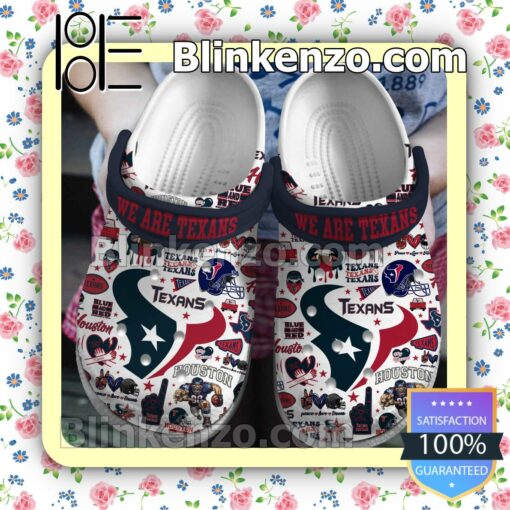 Houston Texans We Are Texans Clogs Shoes