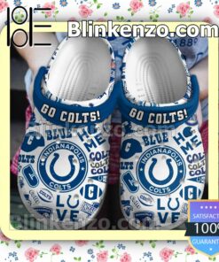 Indianapolis Colts Go Colts Crocs Clogs