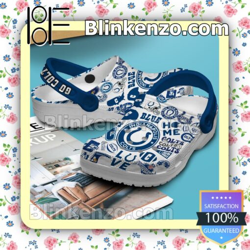 Us Store Indianapolis Colts Go Colts Crocs Clogs