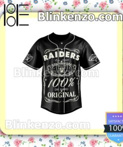 Free Ship Las Vegas Raiders 100% Die Hard Original Jersey Button Down Shirts