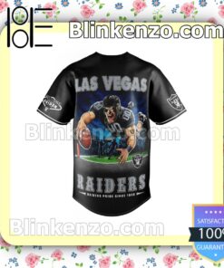 Buy In US Las Vegas Raiders 100% Die Hard Original Jersey Button Down Shirts