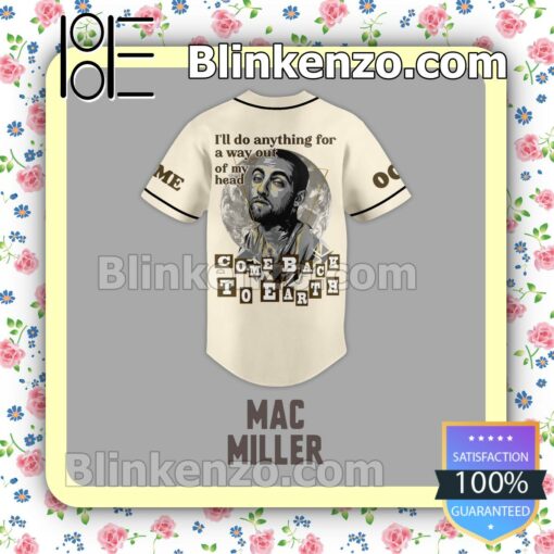 Adorable Mac Miller Come Back To Earth Personalized Jersey Shirt