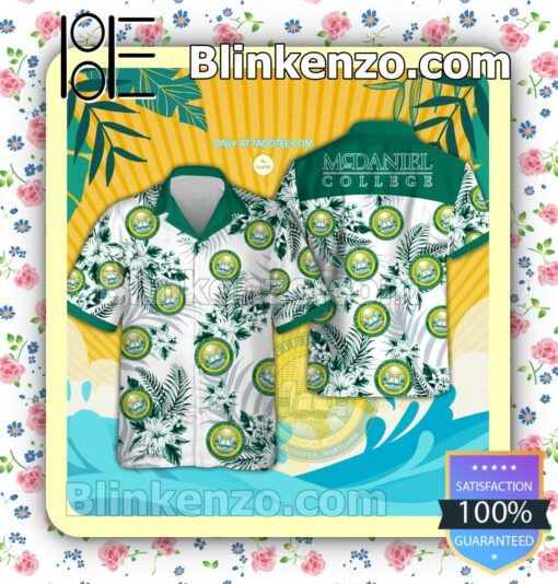 McDaniel College Logo Hawaiian Shirt