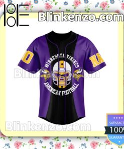Minnesota Vikings You Think I'm Crazy Now Wait Til The Vikings Game Is On Custom Jerseys a