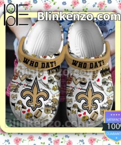New Orleans Saints Who Dat Crocs Clogs