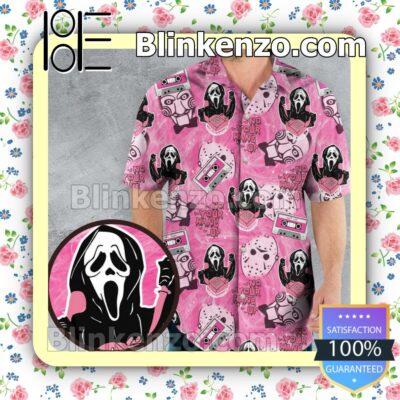 Fast Shipping No Your Hang Up Ghostface Aloha Short Sleeve Shirt