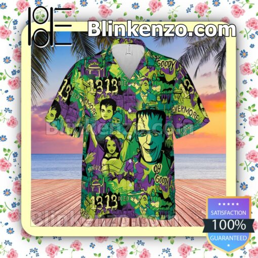 Hot Deal Oh Groovy 1313 Died Frankenstein Horror Casual Shirts