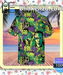 Sale Off Oh Groovy 1313 Died Frankenstein Horror Casual Shirts