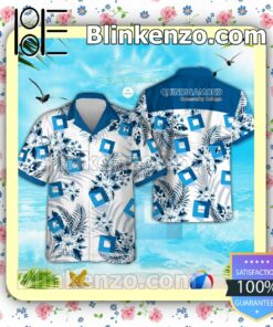 Quinsigamond Community College Logo Hawaiian Shirt