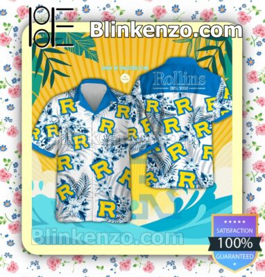 Rollins College Logo Hawaiian Shirt